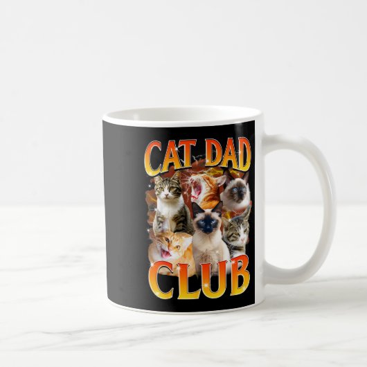 Mug Cat Dad Club Funny Life Is Better With Cats Father (Droite)