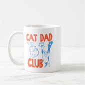 Mug Cat Dad Club, Life Is Better With Cats, Cat Dad, F (Gauche)
