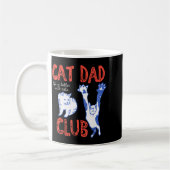 Mug Cat Dad Club Life Is Better With Cats Father's Day (Gauche)
