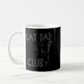 Mug Cat Dad Club Life Is Better With Cats Father's Day (Gauche)