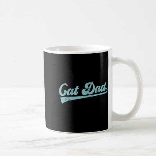 Mug Cat Dad Funny Dad Father's Day Funny Papa  (Droite)