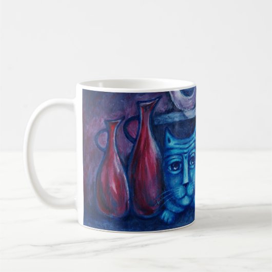 Mug Cat/Daydreamer & Nightthinker/Cadeau pour CatLover (Gauche)