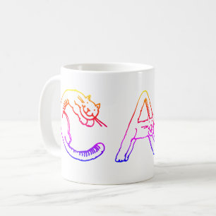 Mug - CAT de couleur arc-en-ciel