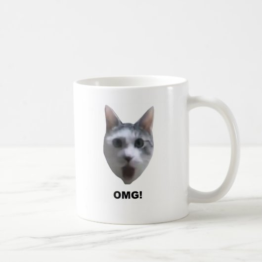 Mug CAT D'OMG ! (ce qui l'a vu ?) (Droite)