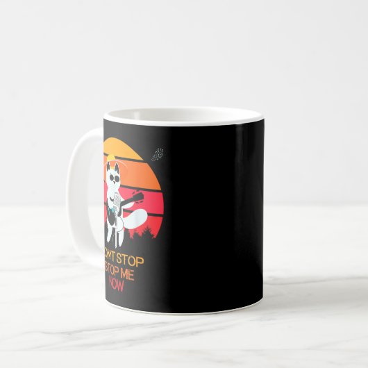 Mug Cat Don't Stop Me Now Cat Funny  (Devant gauche)