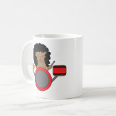 Mug Cat Drummer 80s Hair Band (Devant gauche)