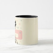 Mug Cat du milieu du siècle moderne (Centre)
