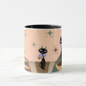 Mug Cat du milieu du siècle moderne (Centre)