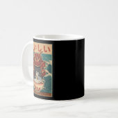 Mug Cat Eating Ramen For Men Women Teens Girls Kawaii (Devant gauche)