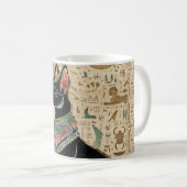 Mug Cat égyptien - Bastet sur le papyrus (Devant droit)