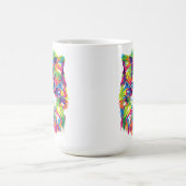 Mug Cat Face géométrique Prismatic Design-32453 (Centre)