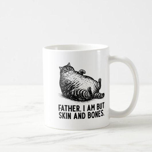 Mug Cat Father I Am But Skin And Bones (Droite)