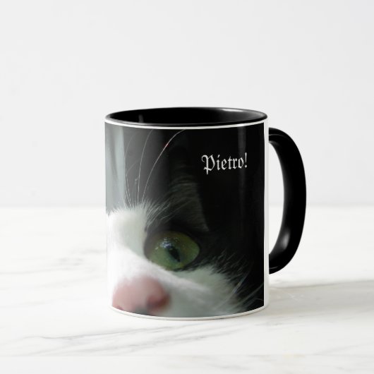 Mug Cat-ffeine. (Devant droit)