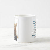 Mug Cat Funny Novelty Mugshot Photo personnalisée Text (Centre)