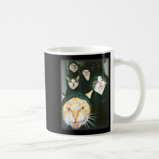 Mug Cat Gang Meme Funny Chaotic Cats Unhinged Feline H (Droite)
