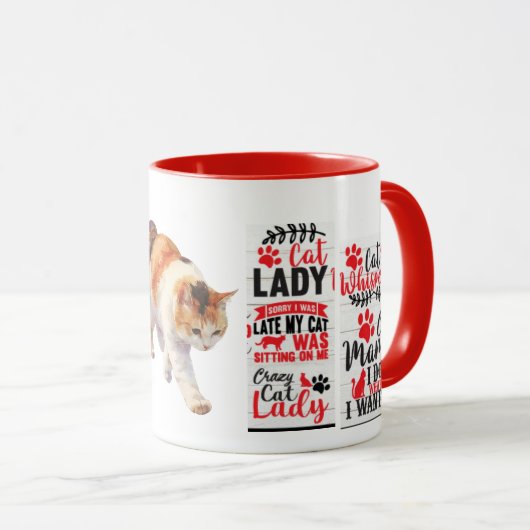 Mug 'Cat Lady' (Devant droit)