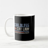 Mug Cat Lady 2024 Élections politiques amusantes Démoc (Gauche)