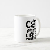Mug Cat Mama vie est parfait (Devant droit)