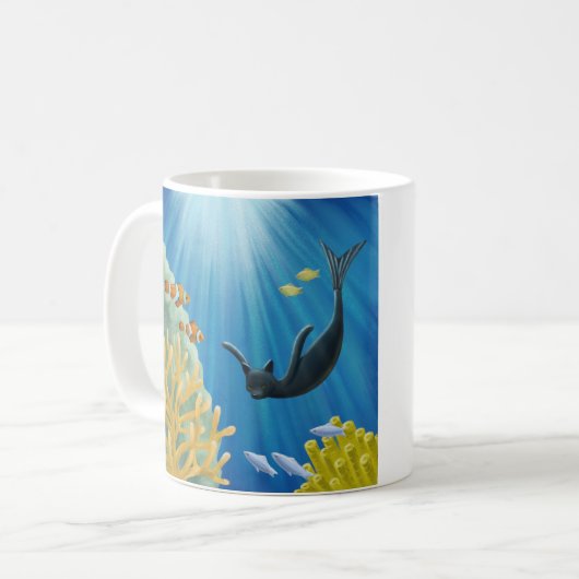 Mug Cat Mermaid (Devant gauche)