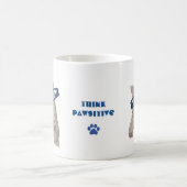 Mug Cat mignon dans les spécifications Penser Citation (Centre)
