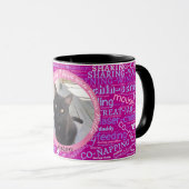 Mug Cat Mom Mot de photo Cloud Valentine (Devant droit)