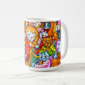 Mug Cat Musical Band (Devant droit)
