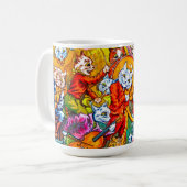 Mug Cat Musical Band (Devant gauche)