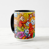 Mug Cat Musical Band (Devant gauche)