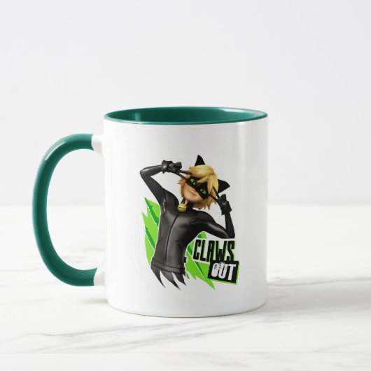Mug Cat Noir | Graphisme de découpe (Gauche)