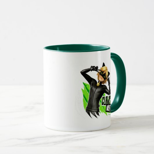 Mug Cat Noir | Graphisme de découpe (Devant droit)