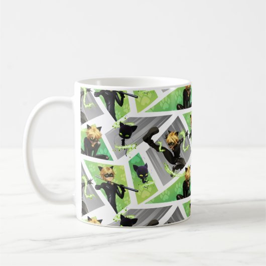 Mug Cat Noir & Motif Plagg (Gauche)