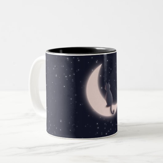 mug cat on moonlight (Devant gauche)