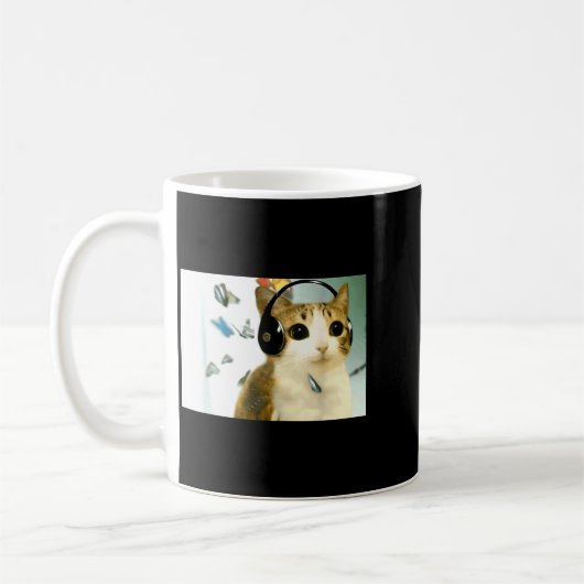 Mug Cat Owl Funny Cursed Internet Trendy Meme Funny Me (Gauche)