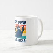 Mug Cat Pew Pew Madafakas Crazy Cat Gun (Devant droit)