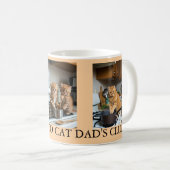 Mug Cat Photo Collage Best Cat Dad (Devant droit)