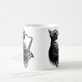 Mug Cat Playing Saxophone Funny Cat Jazz Sax Music Sax (Centre)