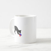 Mug Cat Poncing Sur Gop Elephant Funny Democat (Devant gauche)