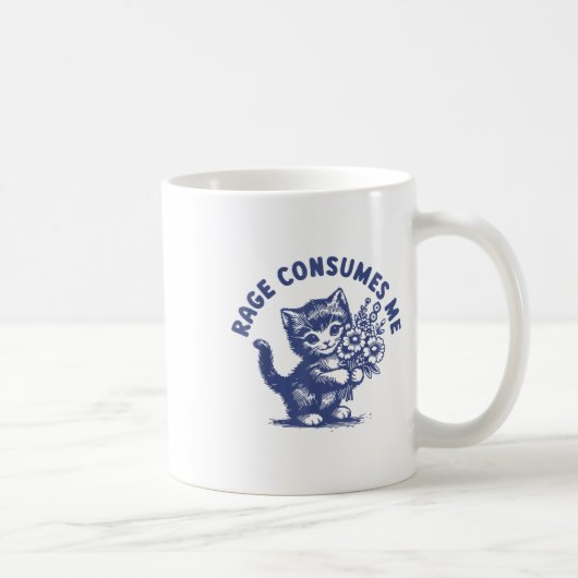 Mug Cat Rage Me Consume (Droite)