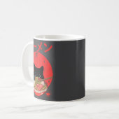 Mug Cat Ramen Japanese Funny Graphic Tees Kawaii Cat A (Devant gauche)