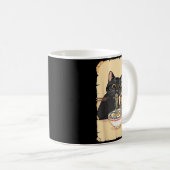 Mug Cat Ramen Monkey Shirt Funny Cat Monkey Eating Ram (Devant droit)