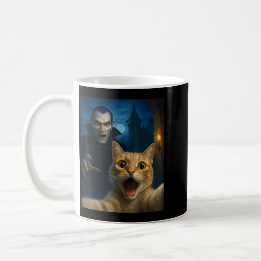 Mug Cat Selfie With A Vamre Funny Cat (Gauche)