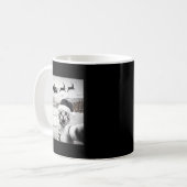 Mug Cat Selfie With Santa For Men Women Kids (Devant gauche)