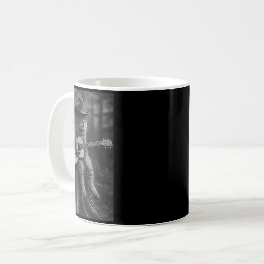 Mug Cat Smoking Cigarette Racoon Ossum Funny Meme Cowb (Devant gauche)