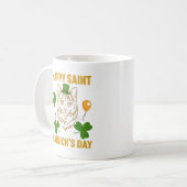 Mug Cat St. Patrick's Day pour l'Amoureux des chats (Devant gauche)