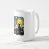 Mug Cat Starry Night Van Gogh Cat for Cat Lover Cat Mo (Devant droit)