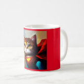 Mug Cat Superhero (Devant droit)