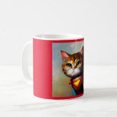 Mug Cat Superhero (Devant gauche)