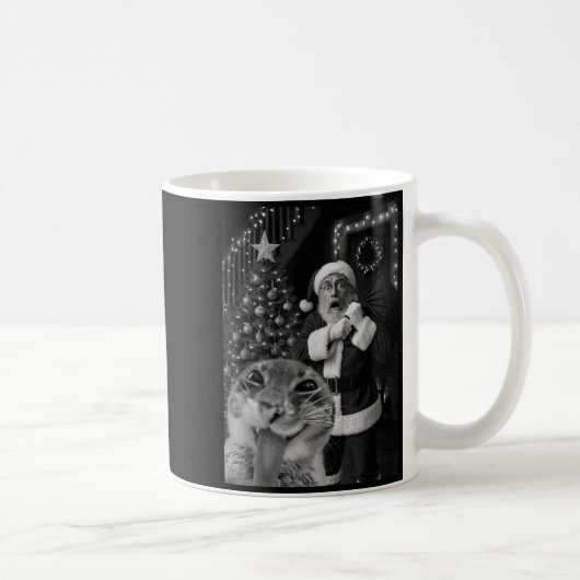 Mug Cat Taking A Selfie Santa Christmas Xmas Pajamas H (Droite)