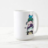 Mug Cat Tower Life Cute Cat Stack Art (Devant droit)