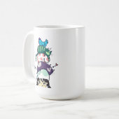 Mug Cat Tower Life Cute Cat Stack Art (Devant gauche)